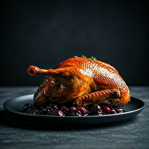 Roasted duck dish
